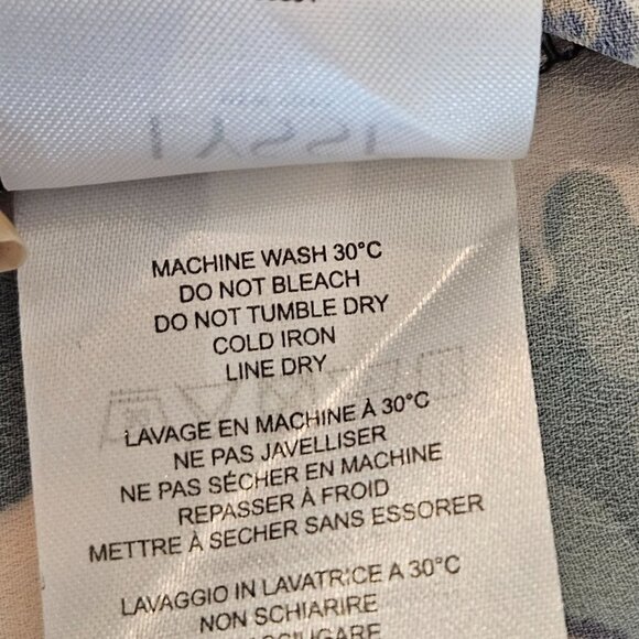 LYSSE New York Camonimal Top Size Medium Mixed Media Animal Print Tunic Mob Wife - Picture 9 of 12